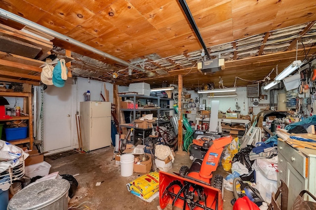 interior space with concrete flooring