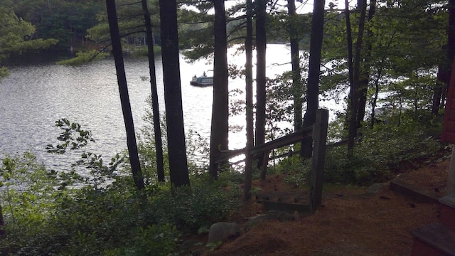 view of water feature