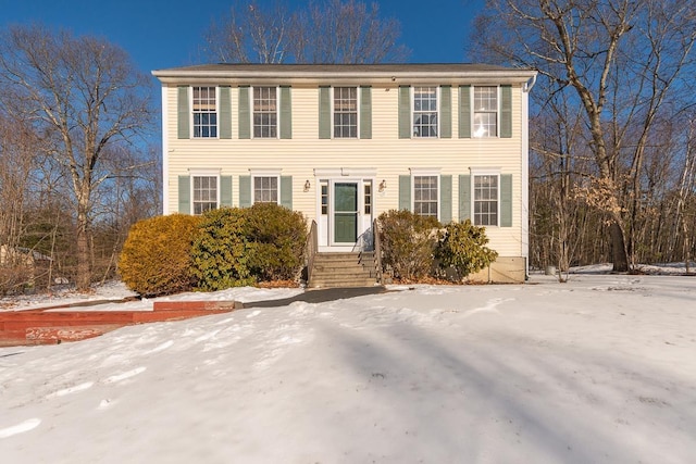 view of colonial-style house