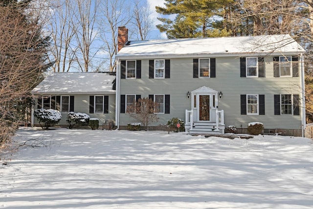 view of colonial house