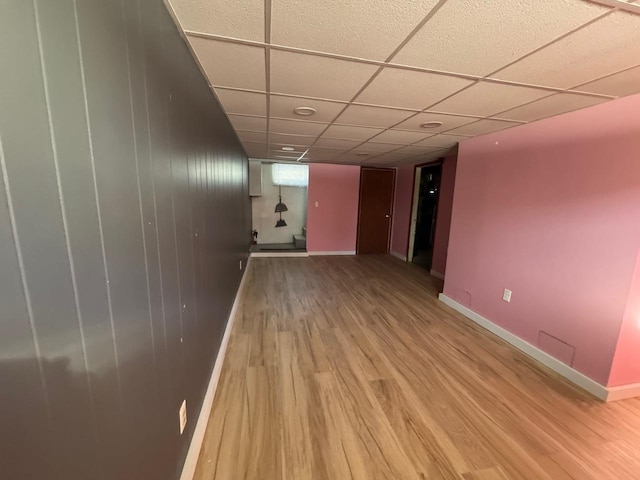 empty room featuring hardwood / wood-style floors