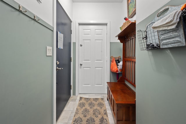 view of mudroom