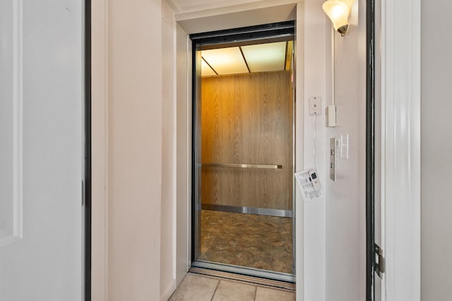 property entrance featuring elevator