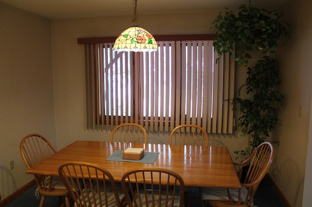 view of dining area