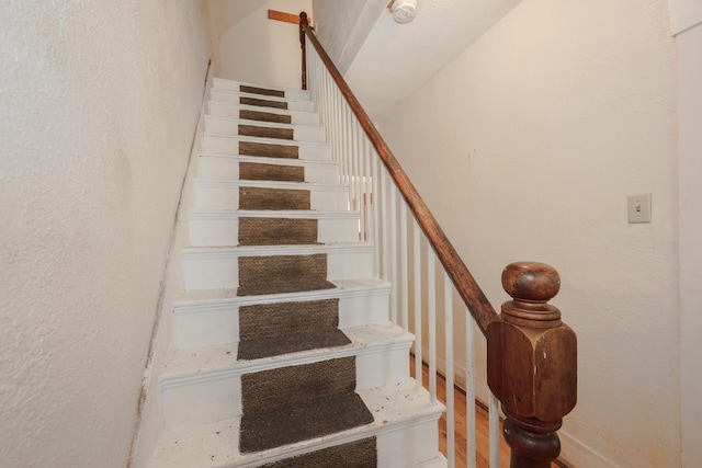 view of stairway