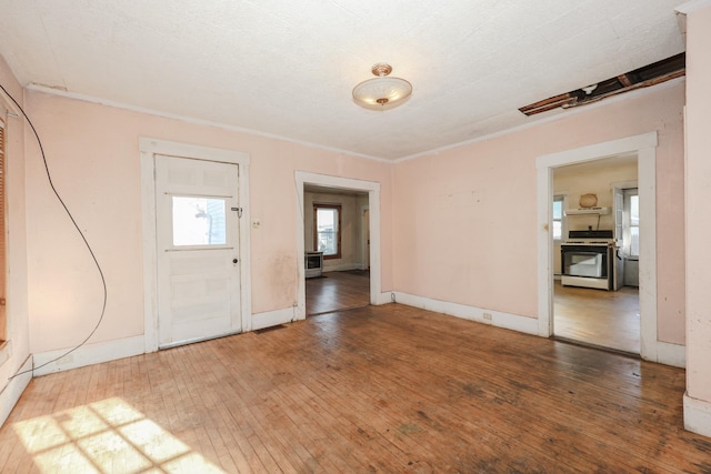 foyer featuring hardwood / wood-style floors