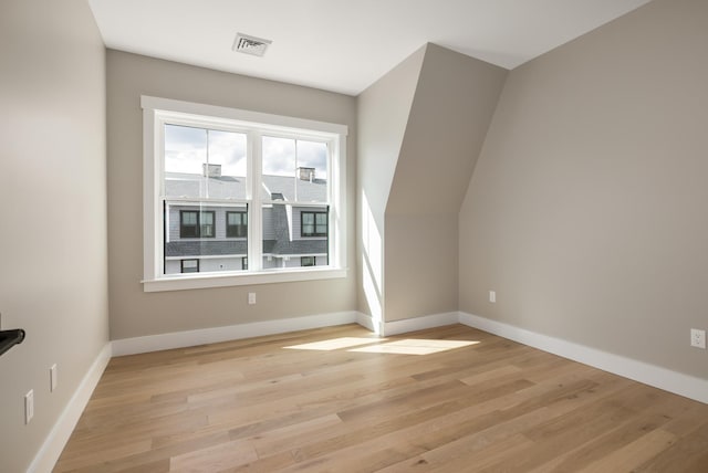 bonus room featuring light hardwood / wood-style flooring