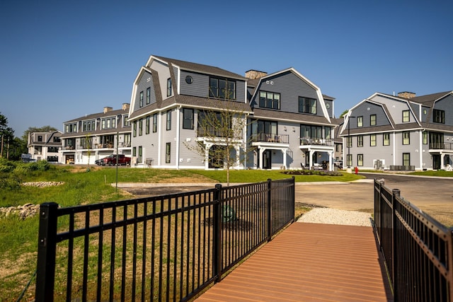 exterior space featuring a lawn