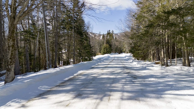 view of road