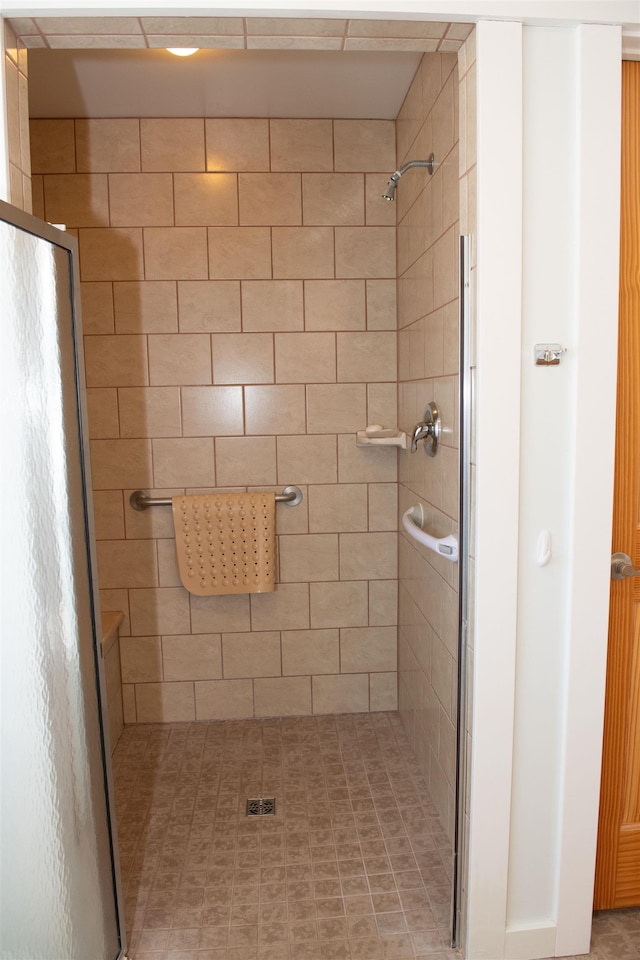 bathroom with walk in shower