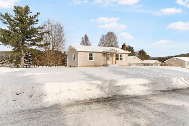 view of ranch-style home