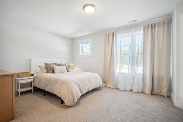 bedroom with carpet flooring