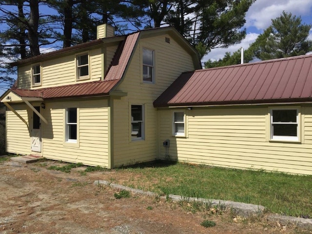 view of back of property