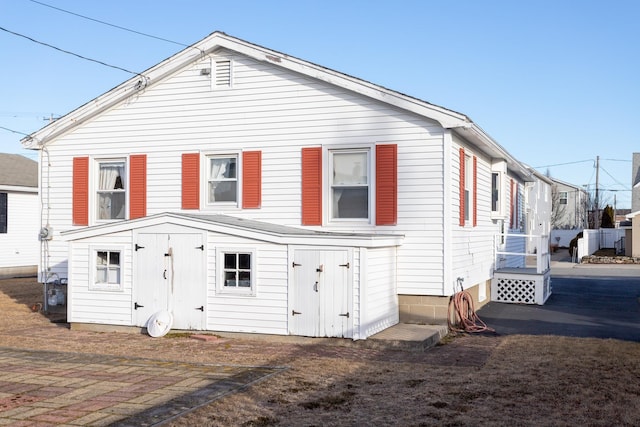 view of rear view of house