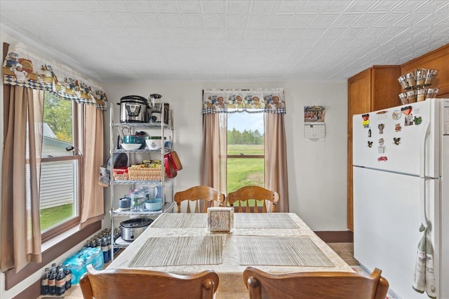 view of dining room