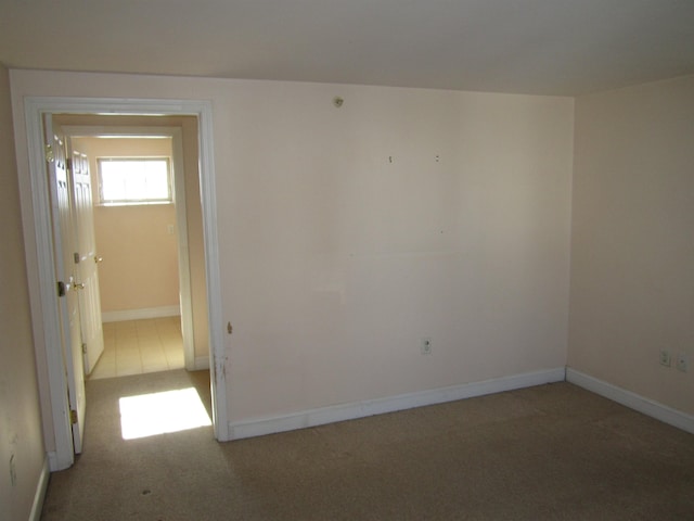 empty room with carpet floors