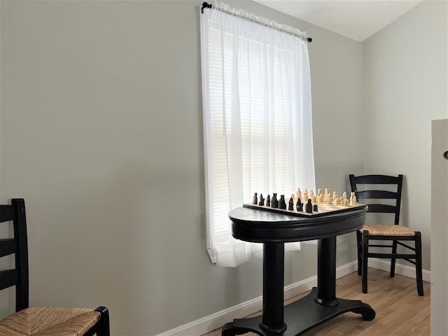 dining room featuring light hardwood / wood-style floors