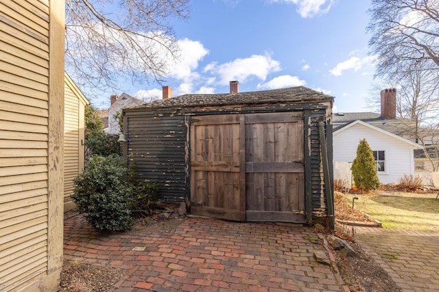 view of outbuilding