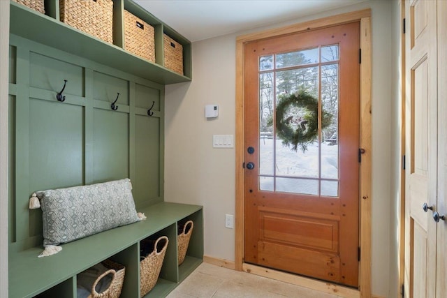 view of mudroom