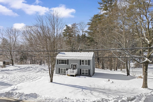 view of front of home