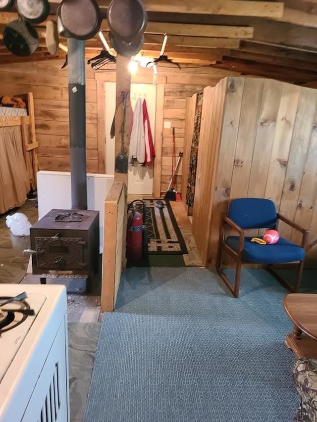 view of storage room