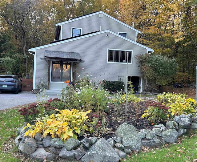 view of front of home