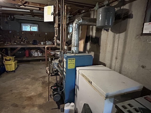 view of utility room