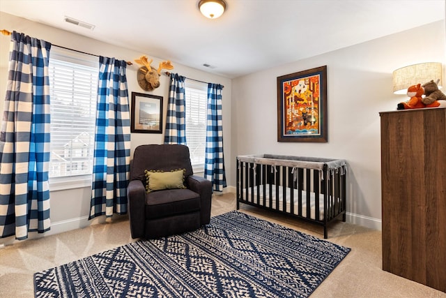 bedroom featuring carpet flooring