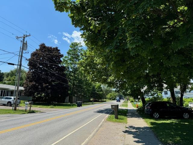 view of road with sidewalks