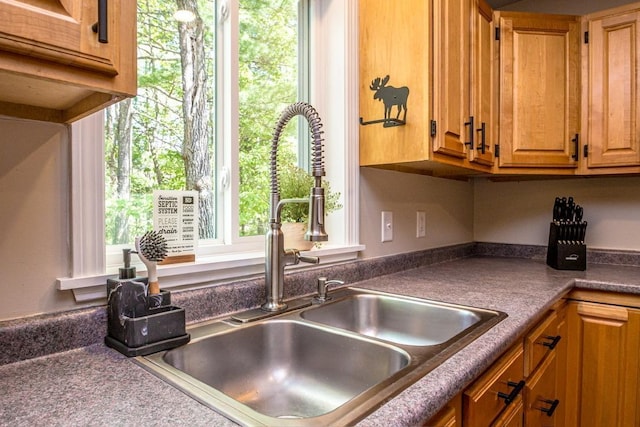 kitchen featuring sink