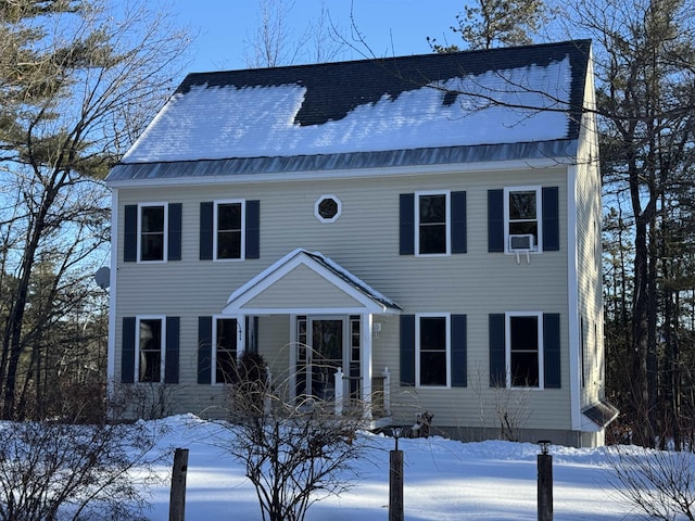 view of colonial inspired home