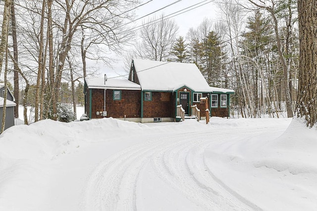 view of front of property