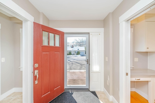 view of foyer