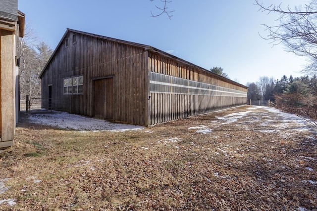 view of outbuilding