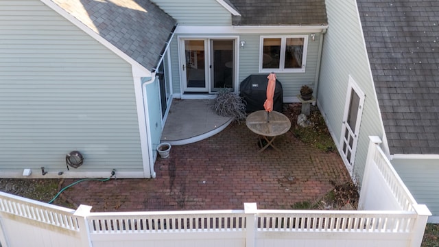 view of patio / terrace with french doors