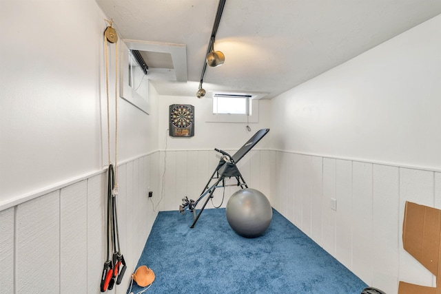 view of exercise room