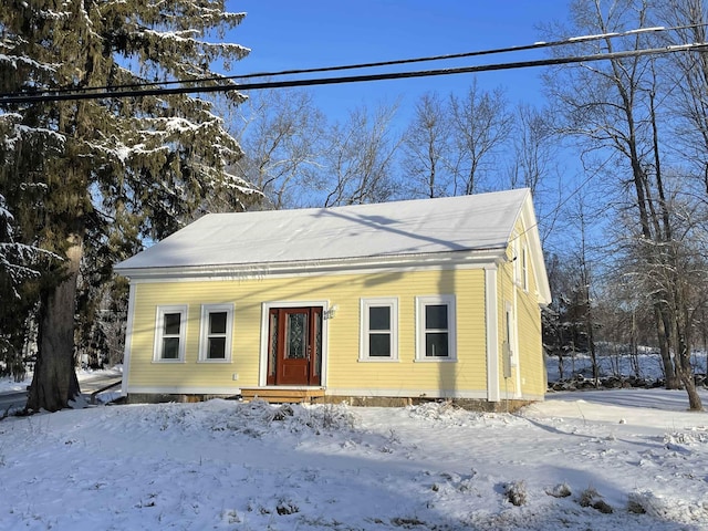 view of bungalow-style home