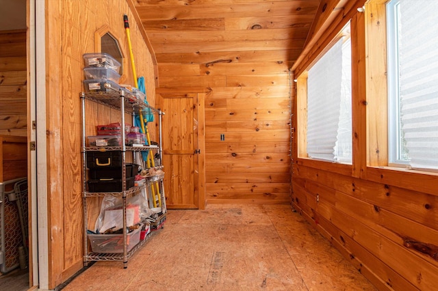 view of storage room