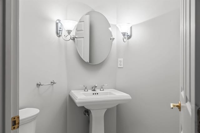 bathroom with toilet