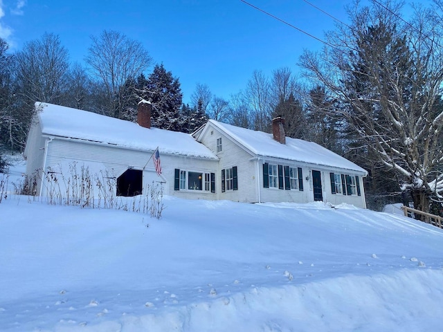 view of front of house