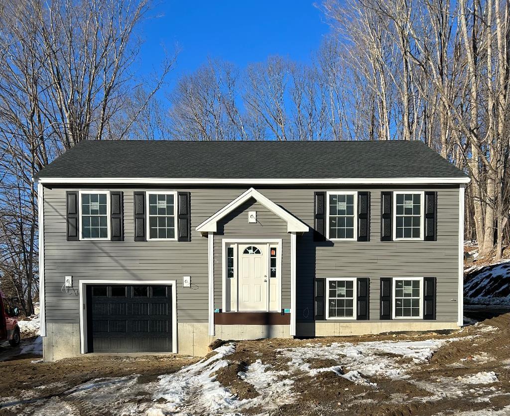 split foyer home with a garage