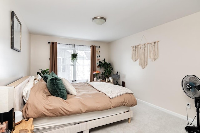 bedroom featuring carpet flooring