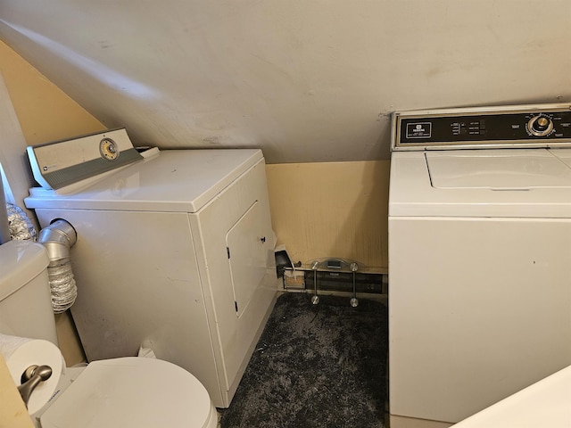 washroom featuring separate washer and dryer