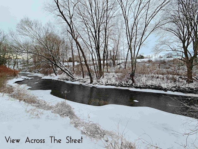 view of snowy yard