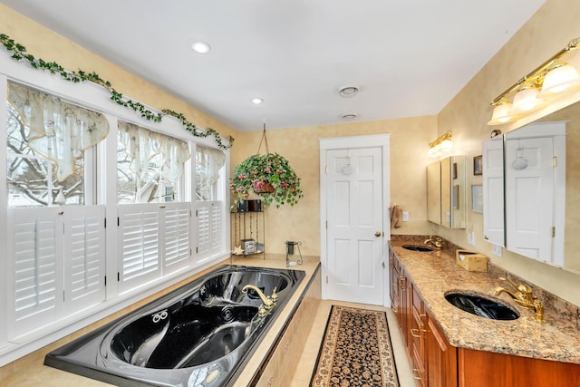 44 Winnicoash St, Laconia, NH 03246 - kitchen featuring sink and light stone counters