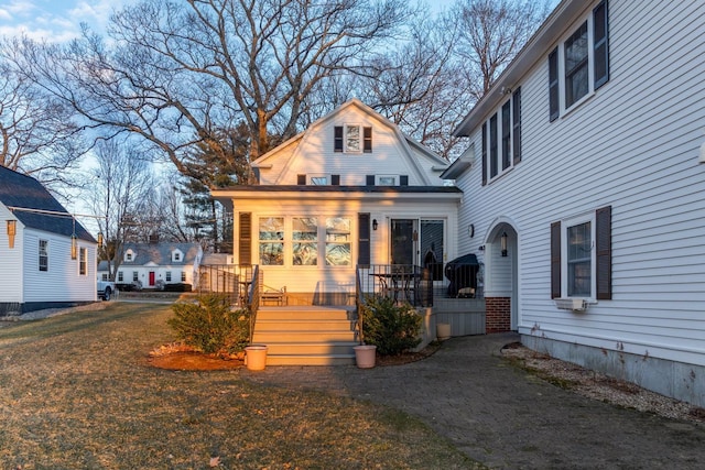 44 Winnicoash St, Laconia, NH 03246 - view of front of house with a front lawn