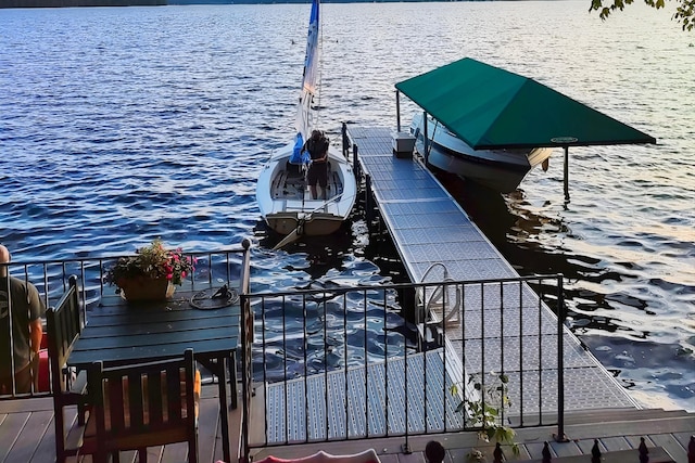 44 Winnicoash St, Laconia, NH 03246 - dock area featuring a water view