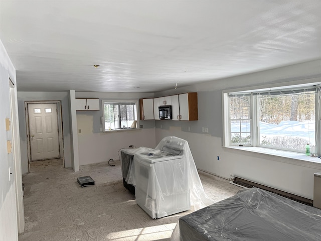 interior space featuring washer / clothes dryer