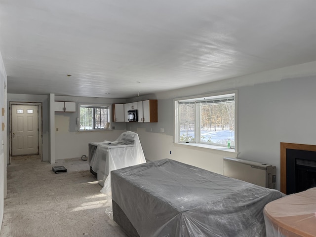 bedroom with washer / clothes dryer