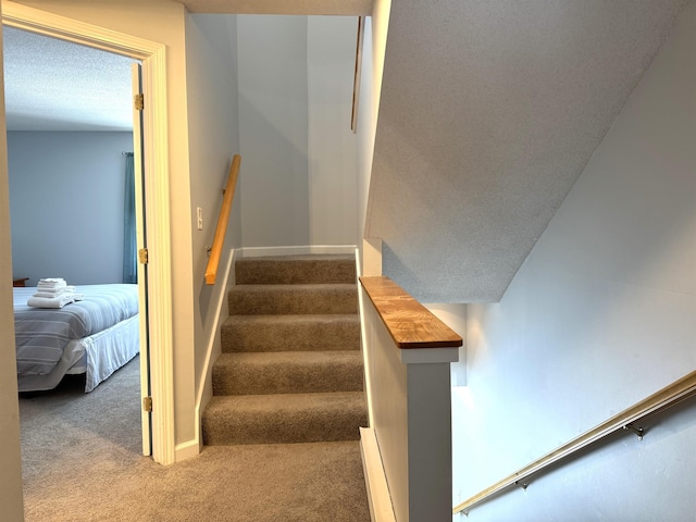 stairs with carpet